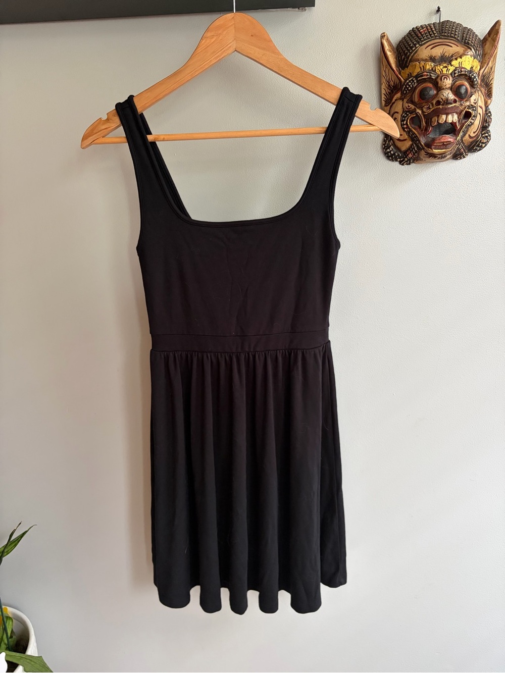 Wilfred Black Stretchy Mini Dress